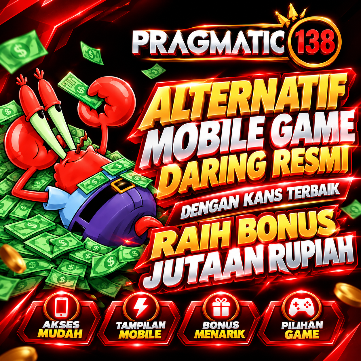 PRAGMATIC138 platform mobile game daring resmi
